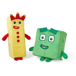 Numberblocks Plüschfiguren - Drei und Vier