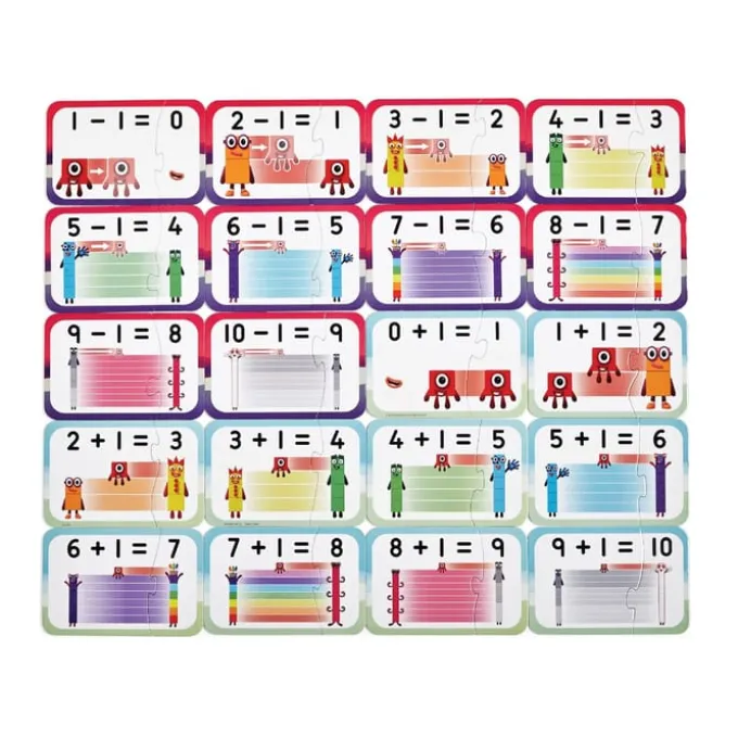 Numberblocks - Puzzleset Plus und Minus