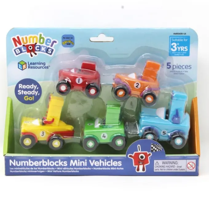 Numberblocks – Spielset mit Autos (1–5)