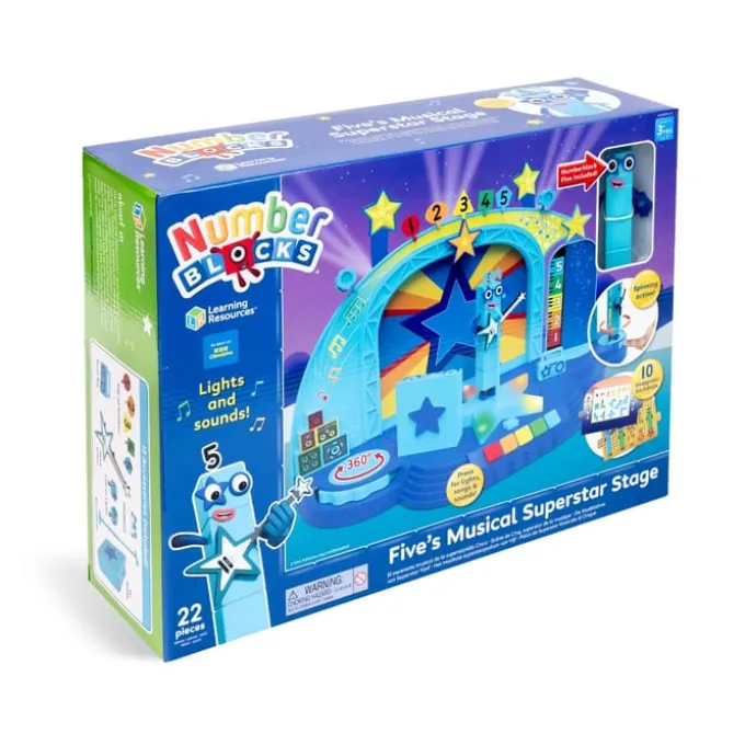 Numberblocks - Superstar Fünfs Musikbühne