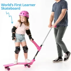 Ookkie Skateboard - Pink