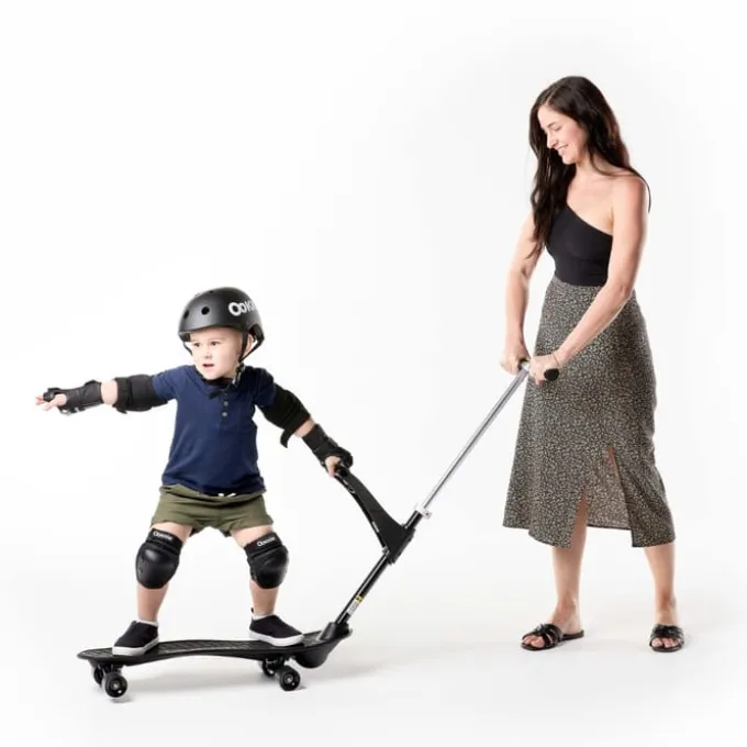 Ookkie Skateboard - Schwarz