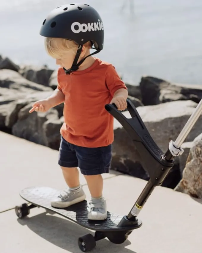 Ookkie Skateboard - Schwarz