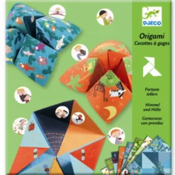 Origami - Himmel-und-Hölle mit Tieren