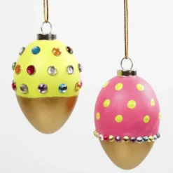 Ostereier - Plastik, 6 cm, 12 Stk.