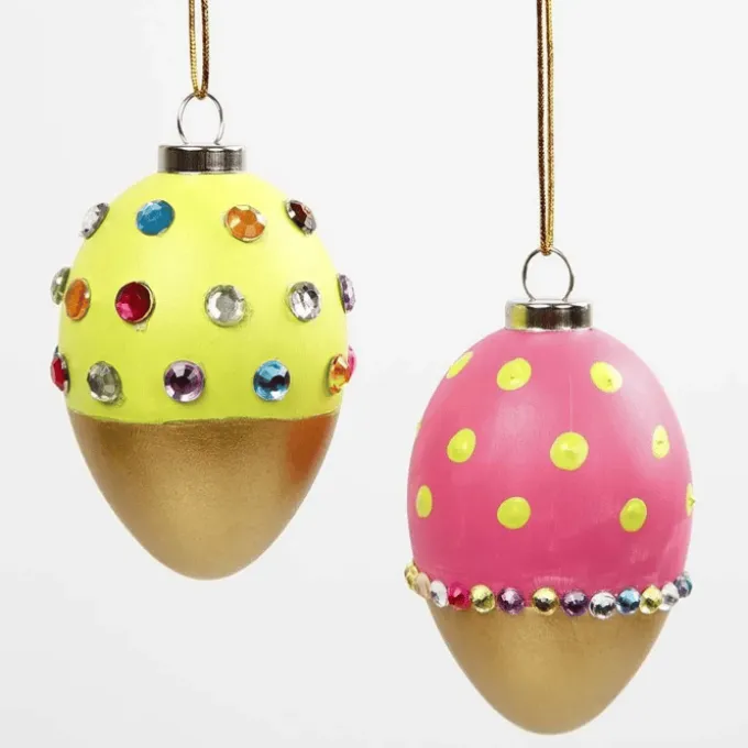 Ostereier - Plastik, 6 cm, 12 Stk.