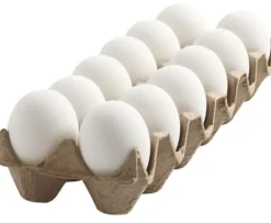 Ostereier - Plastik, 6 cm, 12 Stk.