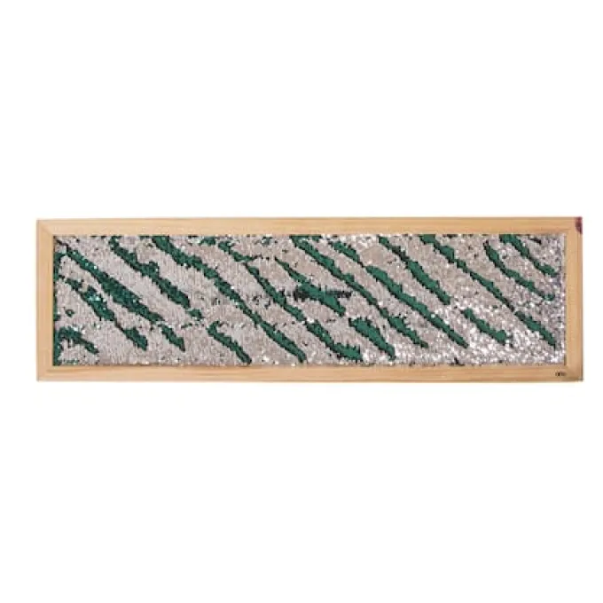 Pailletten Wandboard - Silber, 1 Stk