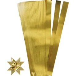 Papierstreifen (100 Stk) für Sterne, gold
