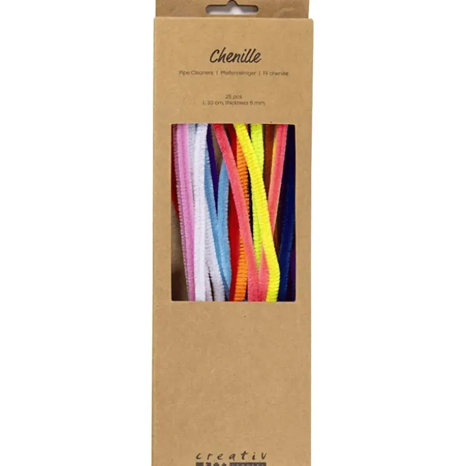 Pfeifenreiniger bunt, 6 mm - 25 Stk.