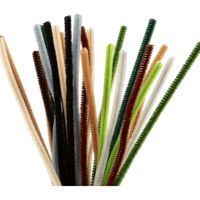 Pfeifenreiniger natur, 6 mm - 25 Stk.