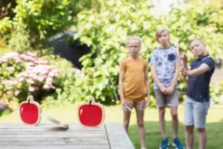 Pfeil und Bogen - Mit 3 Pfeilen und 3 Äpfeln