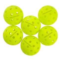 Pickleball-Bälle für draußen, 6 Stk.