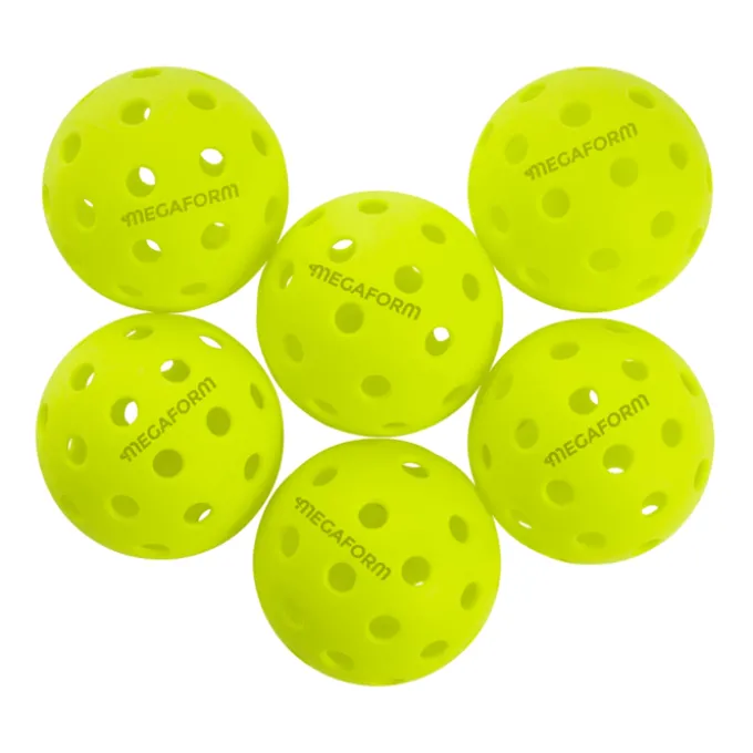 Pickleball-Bälle für draußen, 6 Stk.