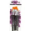 Pinsel Gold Line - flach, 7 Stk.