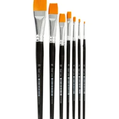 Pinsel Gold Line - flach, 7 Stk.