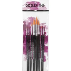 Pinsel Gold Line - rund, 8 Stk.