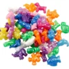 Plastikperlen Tierfigurenmix - ca. 32 Stk.