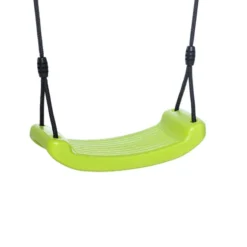 Plastikschaukel, lime (schwarzes Seil)