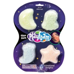 Playfoam - Glow in the dark, 4er Set