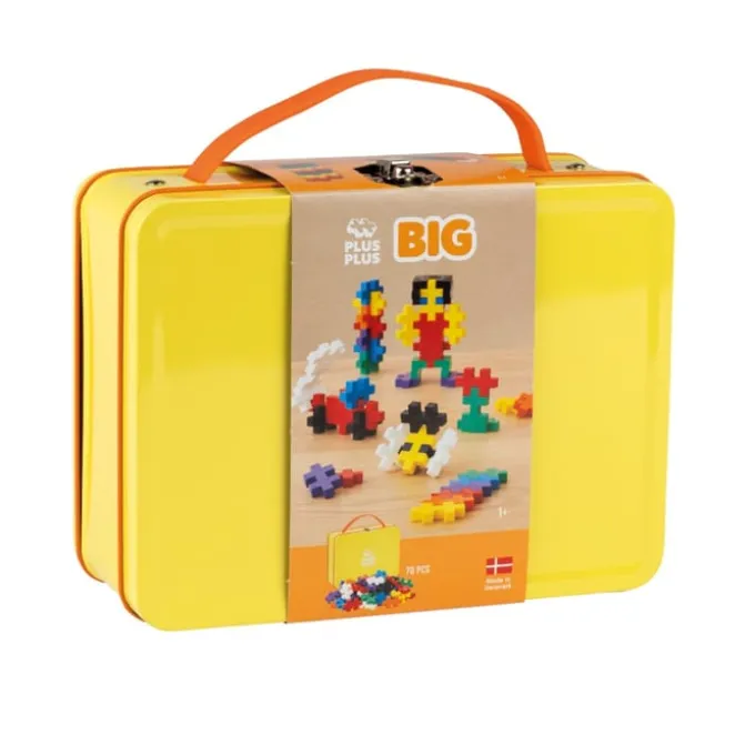 Plus-Plus BIG Basis - Metallkoffer, 70 Stk.