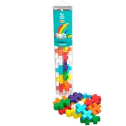 Plus-Plus BIG in Röhre – Rainbow Mix, 15 Stk.