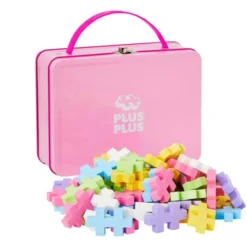 Plus-Plus BIG Pastell - Metallkoffer, 70 Stk.