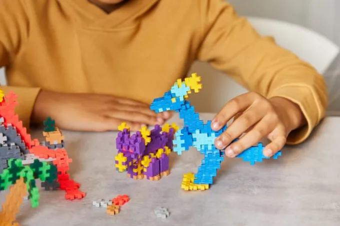 Plus-Plus -Dinosaurier bauen, 600 Stk.