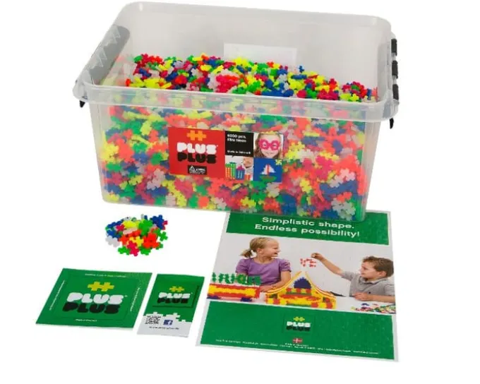 Plus-Plus Education Neon - 6000 Stk.