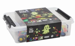 Plus-Plus - Glow Mix Bausteine mit Box, 2000 Stk.