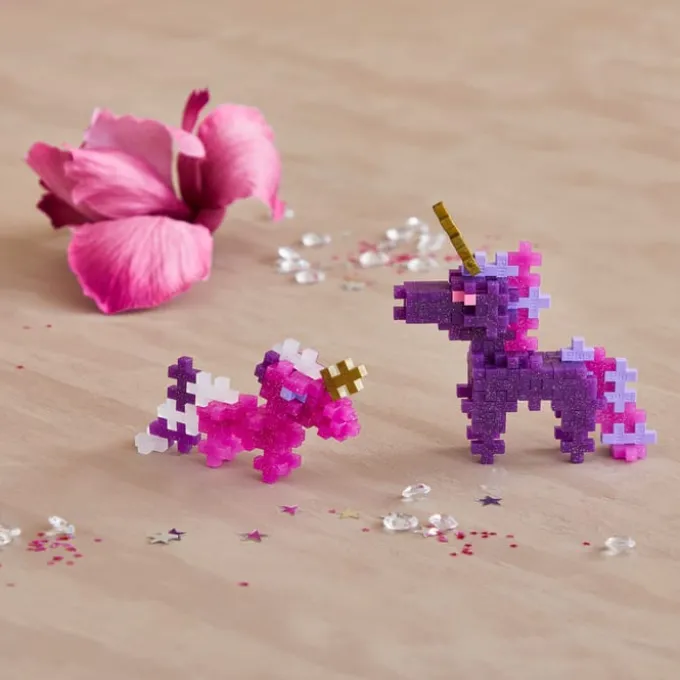 Plus-Plus in Röhre – Glitter-Einhorn, 100 Stk.