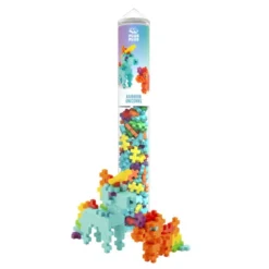Plus-Plus in Röhre – Regenbogen-Einhorn, 100 Stk.