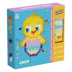 Plus-Plus Puzzeln nach Zahlen - Küken, 250 Teile