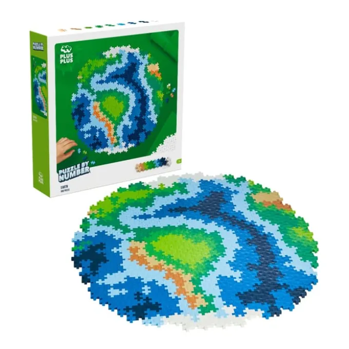 Plus-Plus - Puzzeln nach Zahlen, Erde, 800 T.
