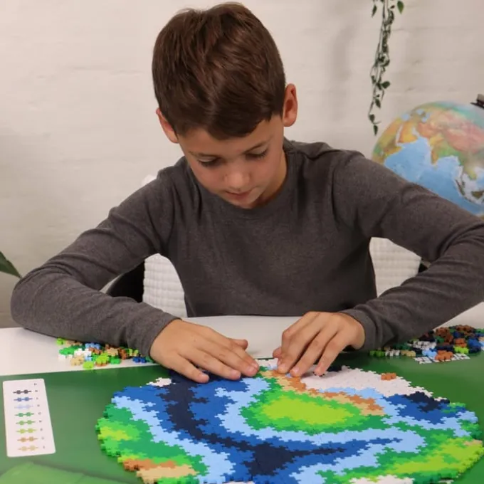 Plus-Plus - Puzzeln nach Zahlen, Erde, 800 T.