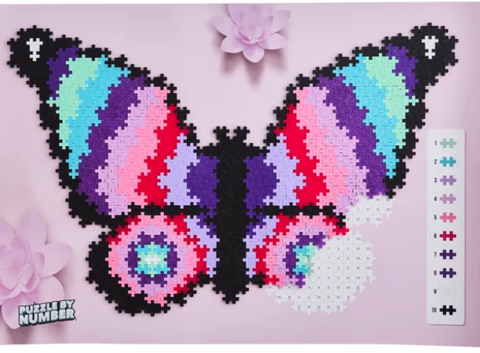 Plus-Plus - Puzzeln nach Zahlen, Schmetterling,800