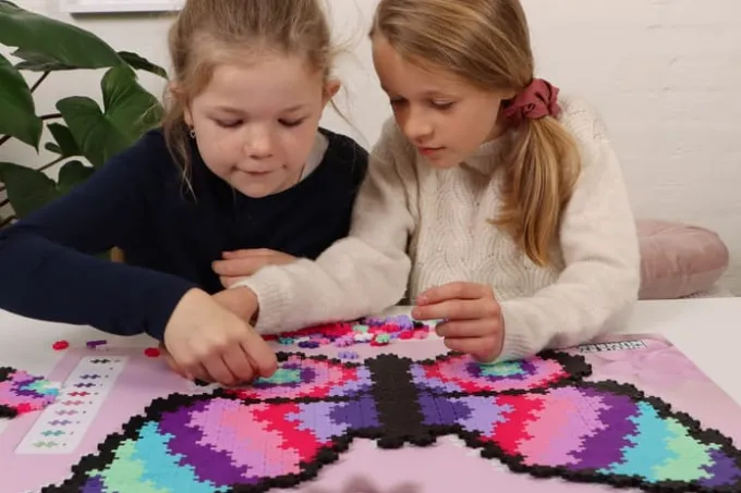Plus-Plus - Puzzeln nach Zahlen, Schmetterling,800