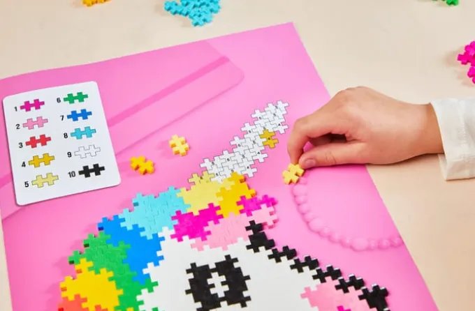 Plus-Plus - Puzzle by Number - Einhorn, 250 Stk.