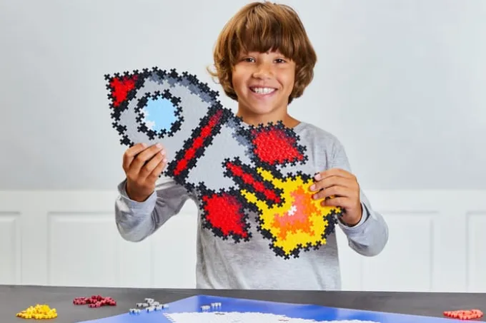 Plus-Plus - Puzzle by Number - Rakete, 500 Stk.