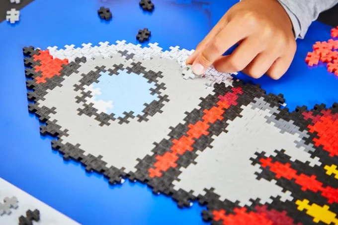 Plus-Plus - Puzzle by Number - Rakete, 500 Stk.