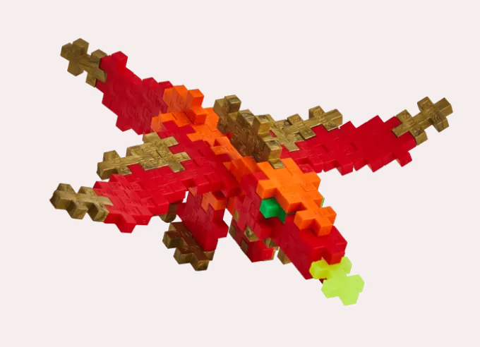 Plus-Plus Rohr - Drache, 100 Stk.