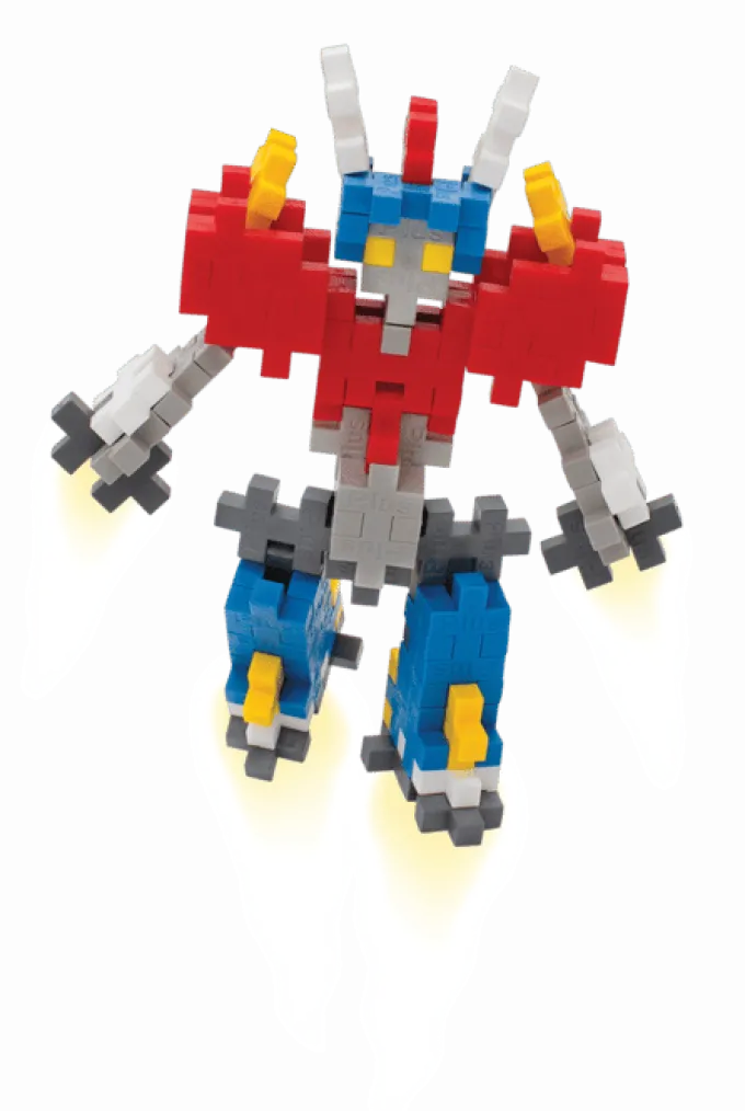 Plus-Plus Rohr - Mecha Bot, 100 Stk.