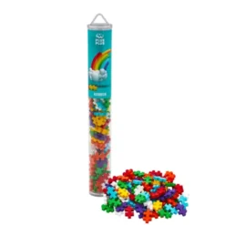 Plus-Plus Rohr - Regenbogenmix, 100 Stk.