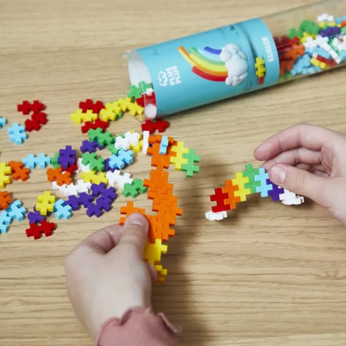 Plus-Plus Rohr - Regenbogenmix, 240 Stk.