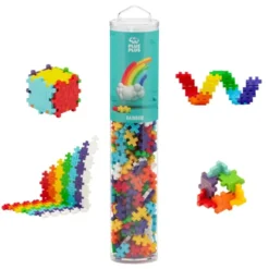 Plus-Plus Rohr - Regenbogenmix, 240 Stk.