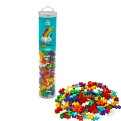 Plus-Plus Rohr - Regenbogenmix, 240 Stk.