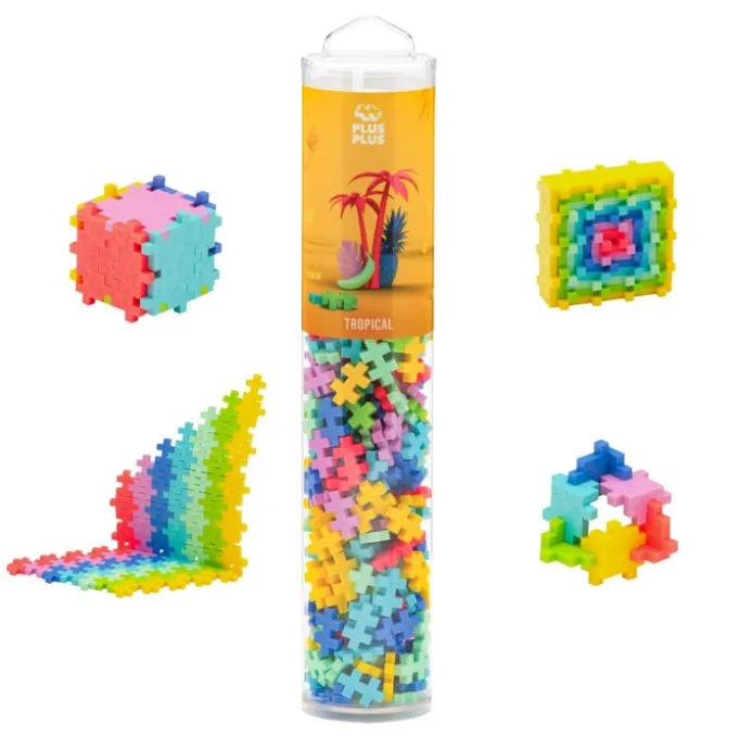 Plus-Plus Rohr - Tropenmix, 240 Stk.