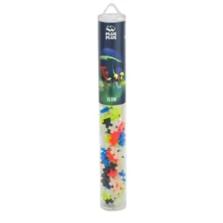 Plus-Plus Tube - Glow Mix, 100 Stk.