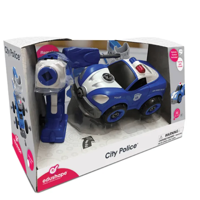 Polizeiwagen zum Schrauben, m. Fernbedienung