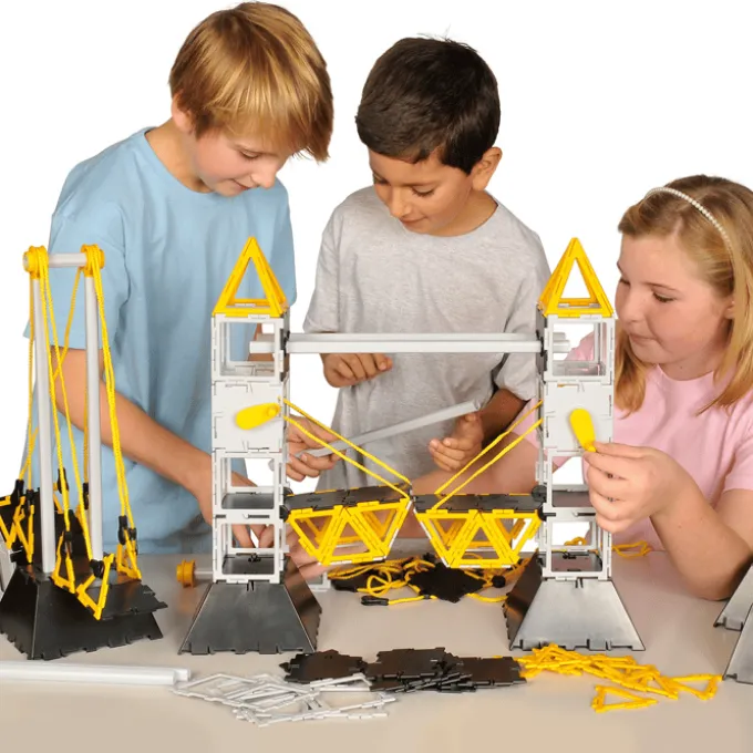 Polydron Bauset - Brücken, 322 Stk.